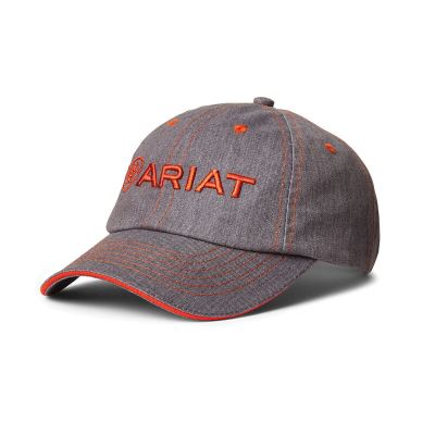 Ariat Team II - Petten Grijs / Rood Heren - 26476-723